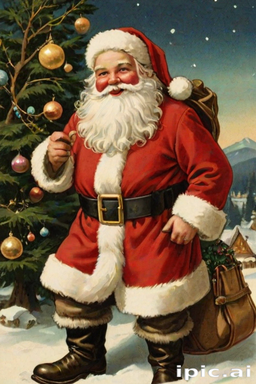 vintage santa images