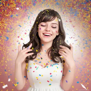 confetti vector