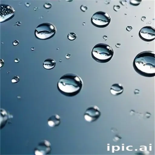 water droplets transparent