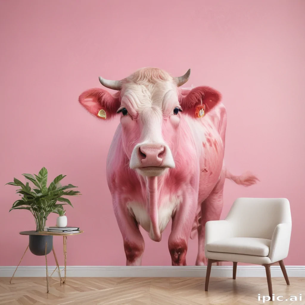 pink cow print wallpaper
