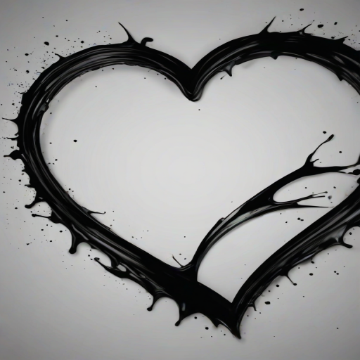 black heart background