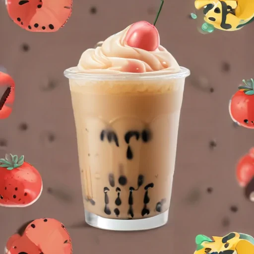 milk tea boba wallpaper