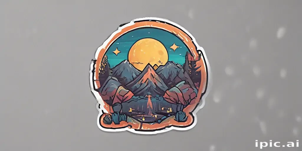 sticker mockup