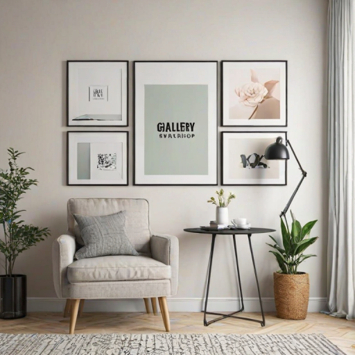 gallery wall mockup