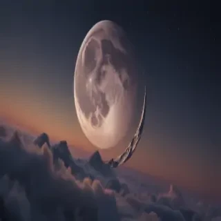 aesthetic crescent moon