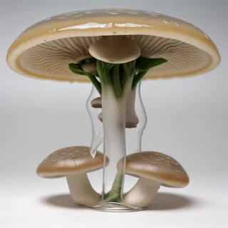 transparent mushroom