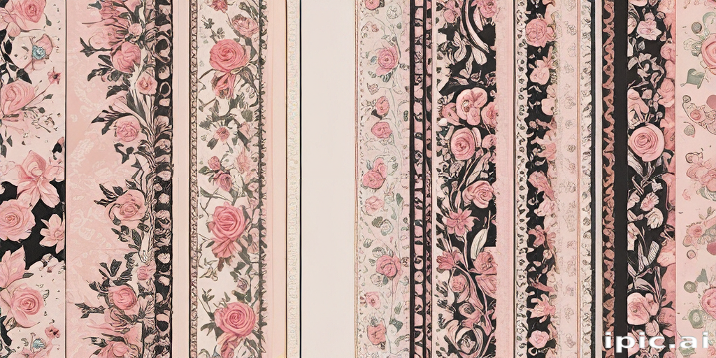 Elegant Floral Patterns with Roses and Delicate Designs on a Soft ...