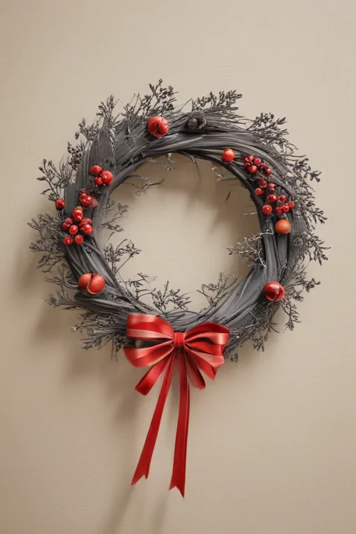 wreath drawing