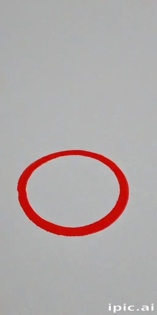 red circle