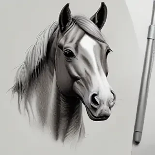 horse images drawing