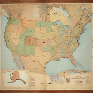map of the united states of america