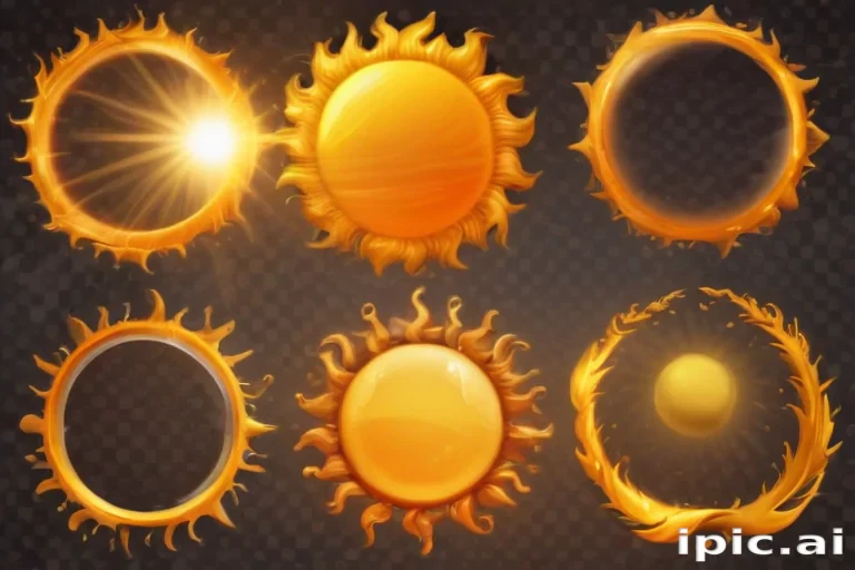 sun clipart transparent background