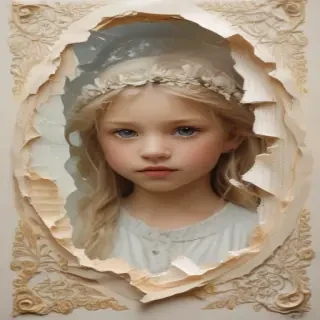 torn paper transparent