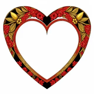 heart border png