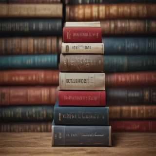 book stack png