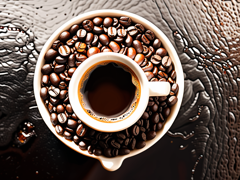 caffeine in dark roast coffee