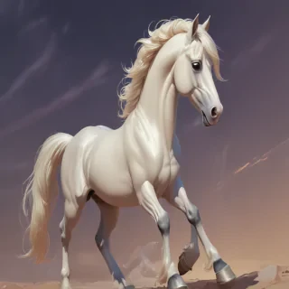 image of a cartoon horse