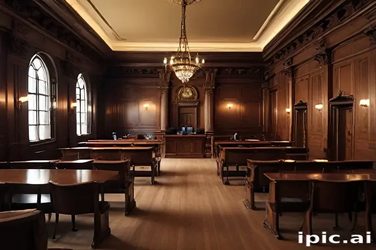 court room background