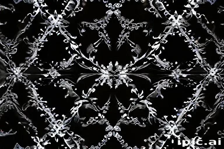 black with white pattern