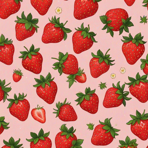 aesthetic strawberry wallpaper