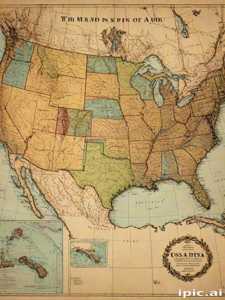 mapa usa