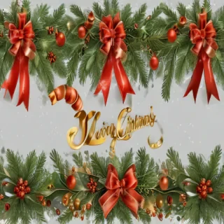 merry christmas clip art transparent background