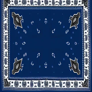 blue bandana background