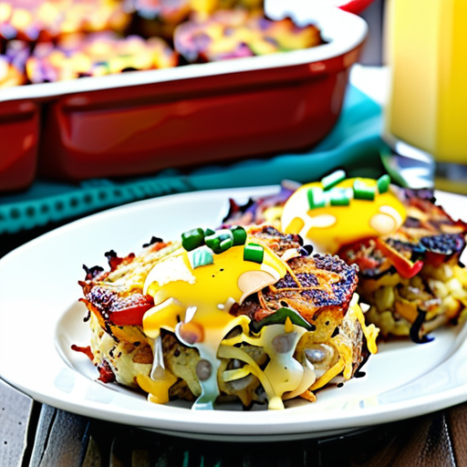 breakfast casserole hash brown patties