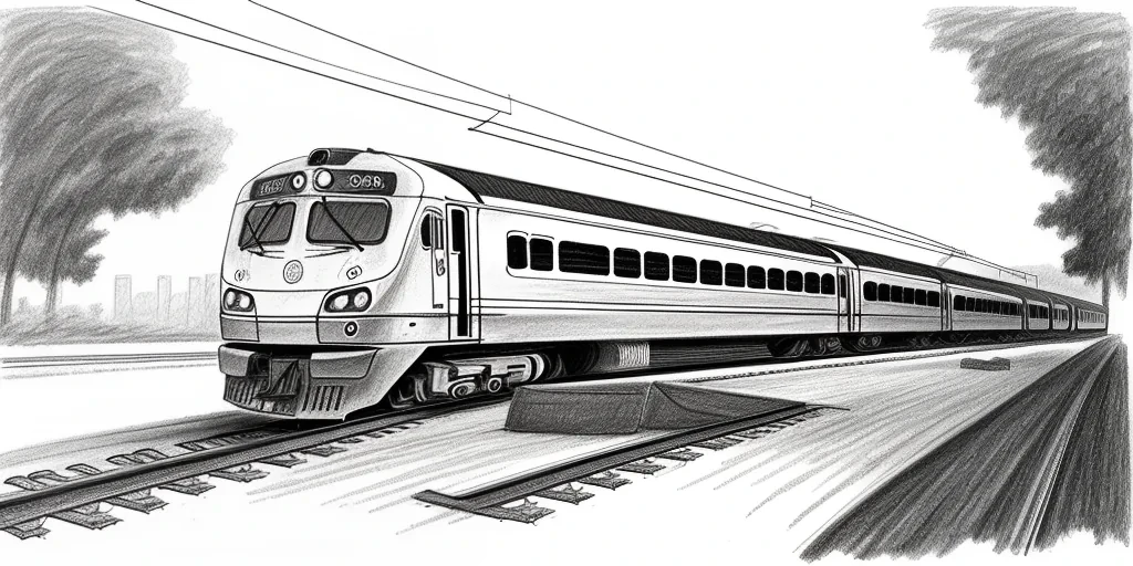 train drawing