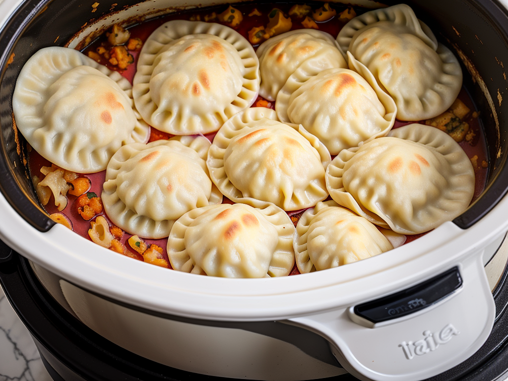 pierogi casserole in a crock pot