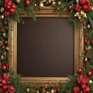 christmas background frame