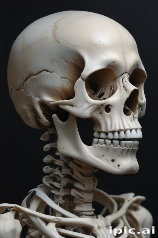 creative skeleton drawing art