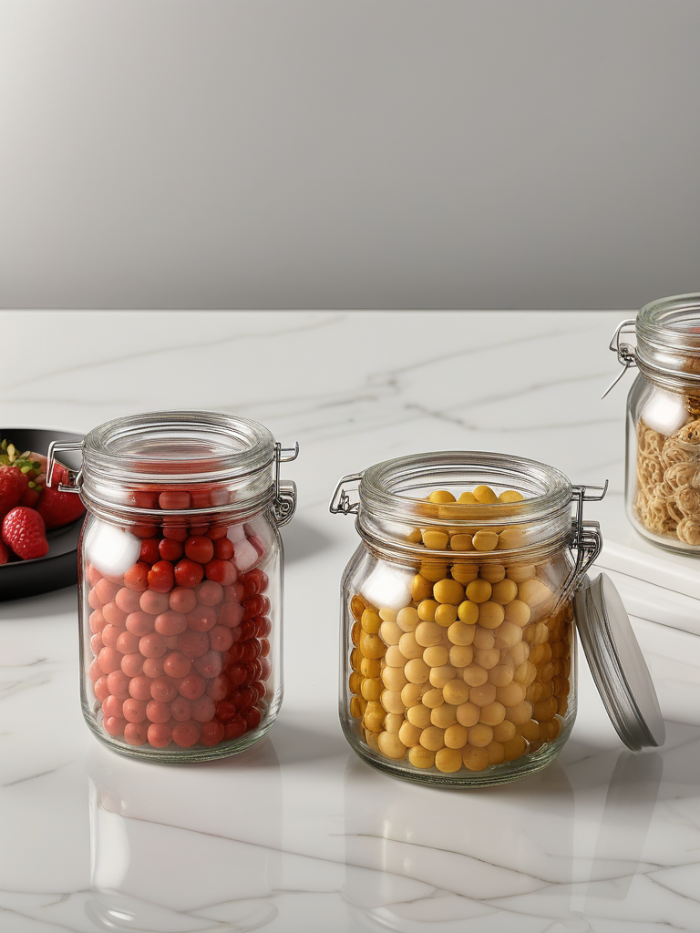 8oz glass jars with lids