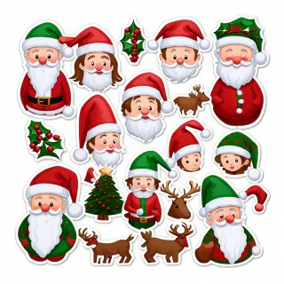 christmas stickers png