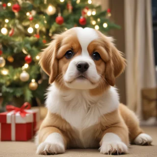 cute christmas dogs