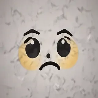 sad face emoji