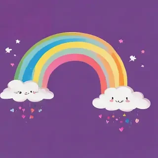 cute rainbow wallpaper