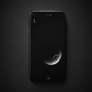 iphone cute black wallpaper