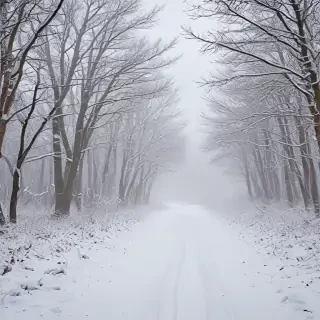 winter zoom background