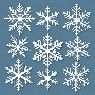 free snowflake clip art