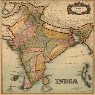 map of india
