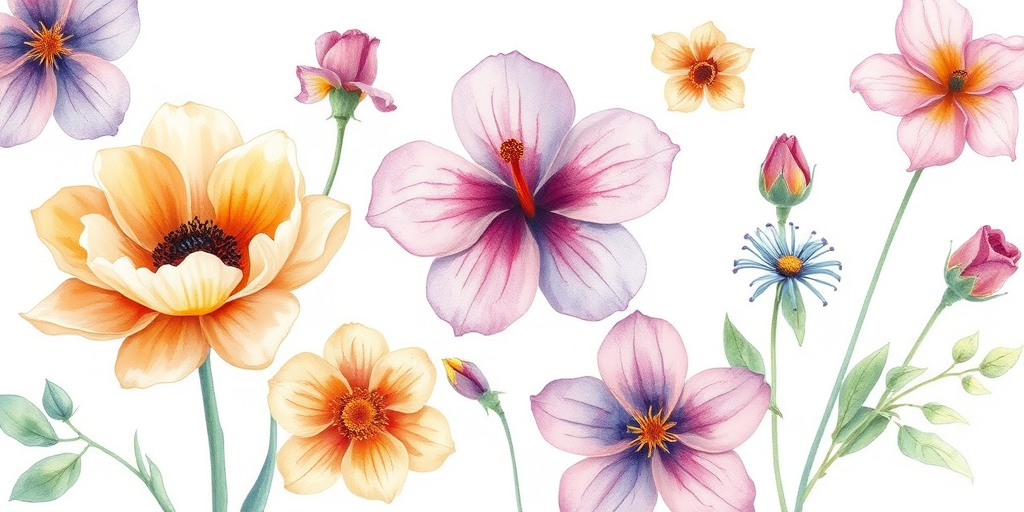 watercolor flower images