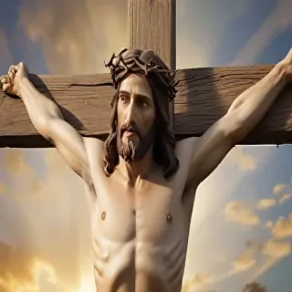 pictures of jesus on a cross