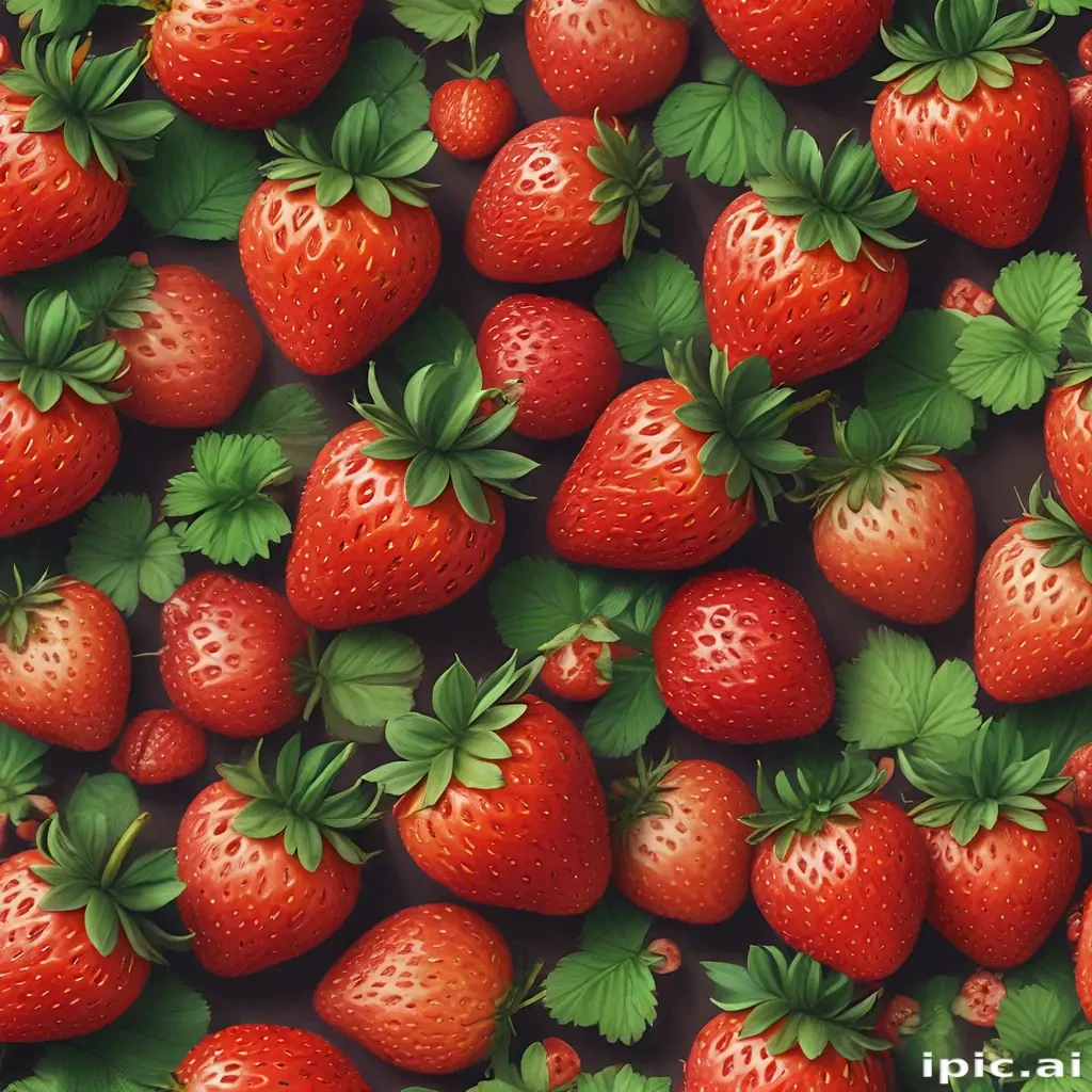 cute strawberry background