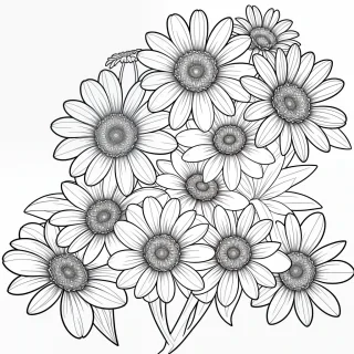flower line art png