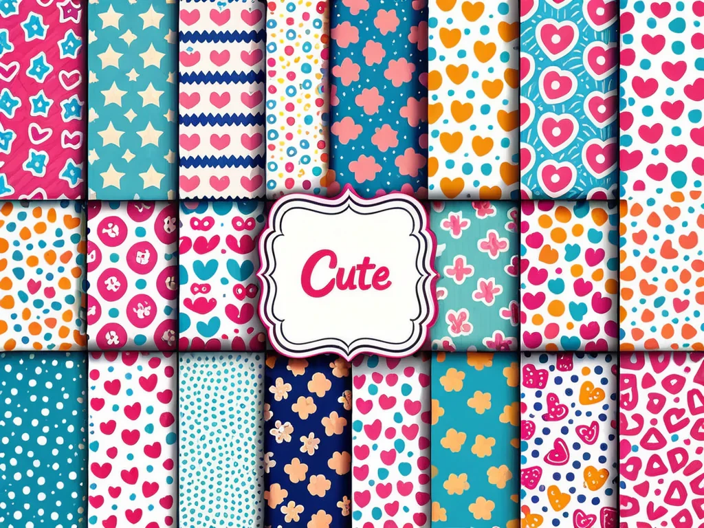 cute patterned backgrounds