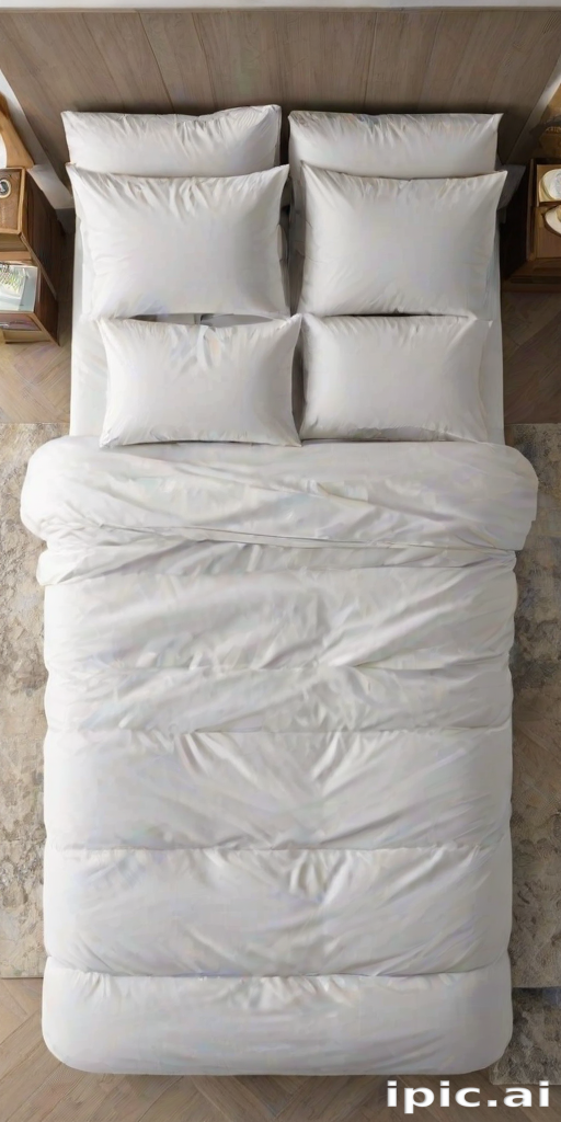 bed top view