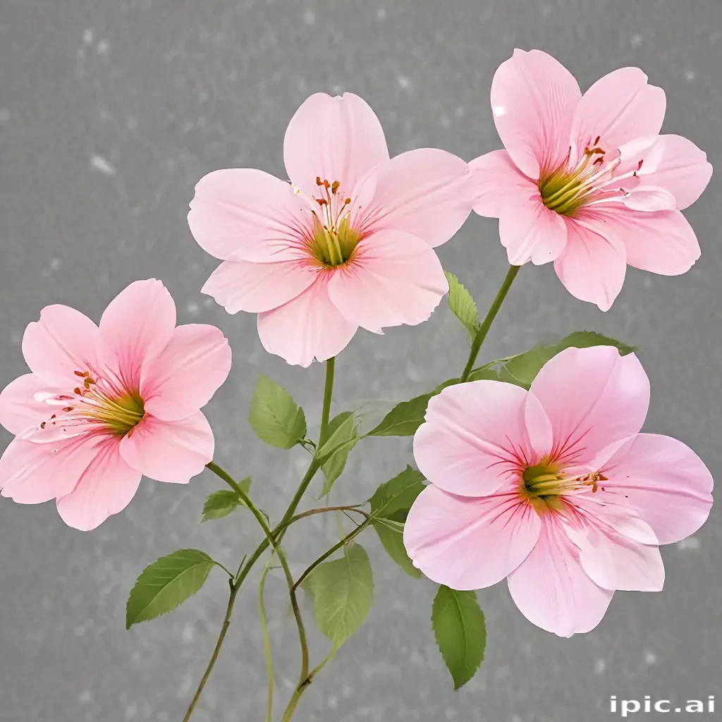 transparent flower background