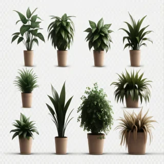 plants transparent background