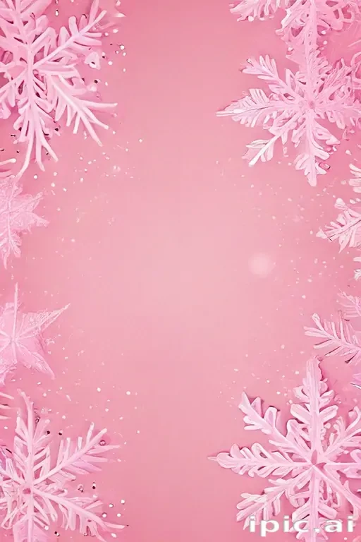 pink winter background